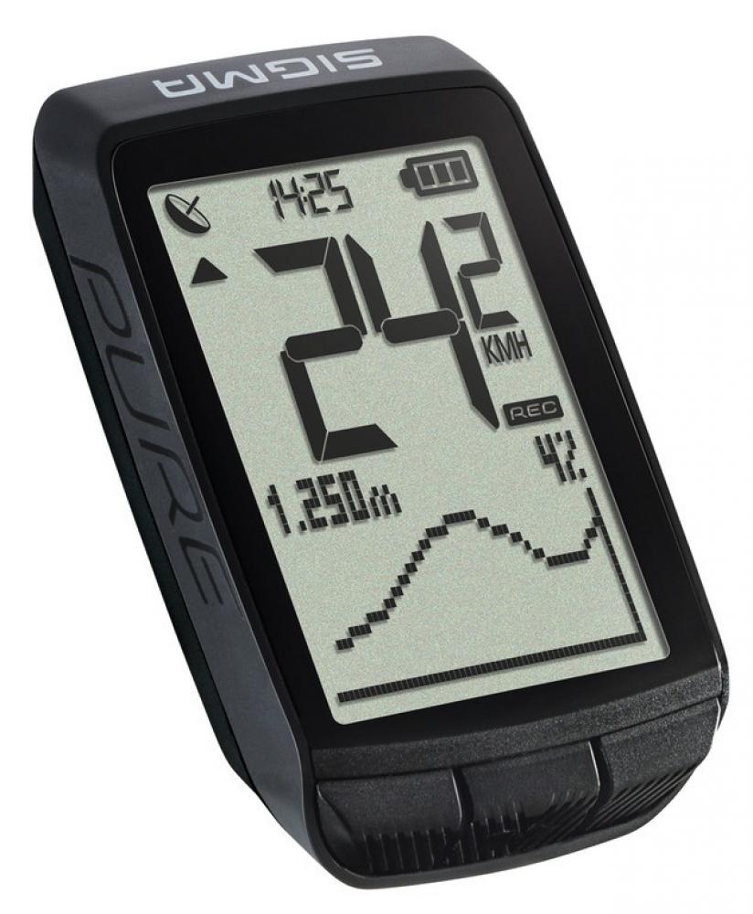Sigma Fahrrad Computer Pure GPS schwarz eBay
