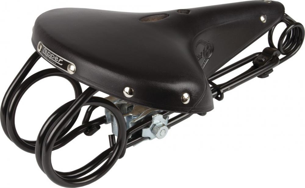 Lepper Fahrrad Sattel L85 Hammock Authentic Line schwarz