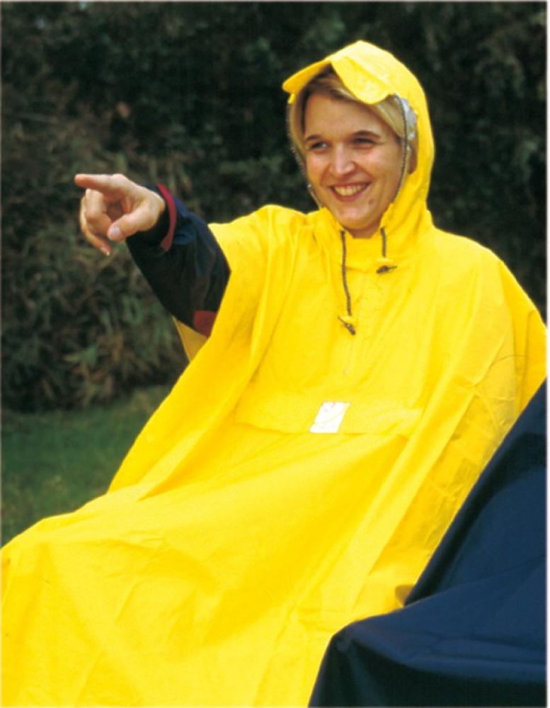 hock fahrrad regenponcho mit praktischer rucksackfalte