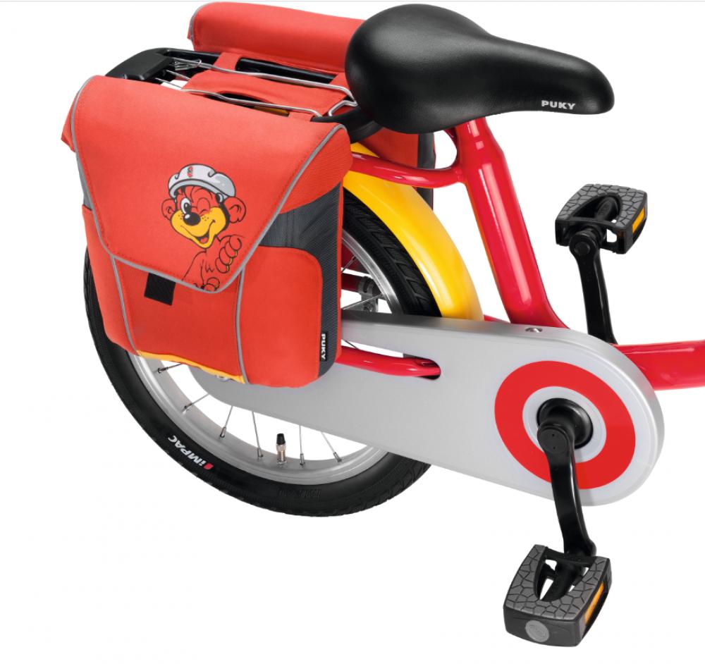 Puky Doppeltasche Fahrrad DT 3 + rot Fahrradtasche Tasche