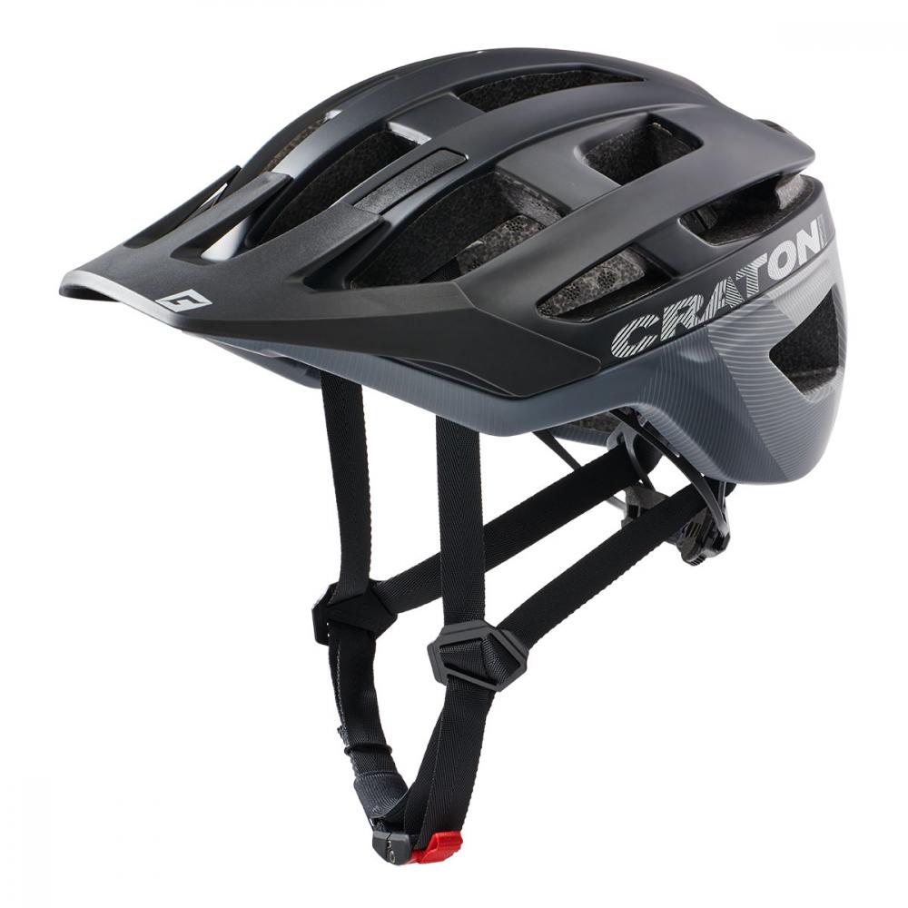Cratoni Helm AllRace MTB schwarz grau matt M/L 56 bis 61cm