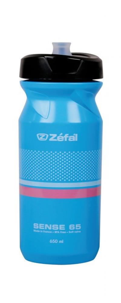 Zefal Fahrrad Trinkflasche Sense M65 650ml 22oz Hhe 193mm cyan bl pink wei